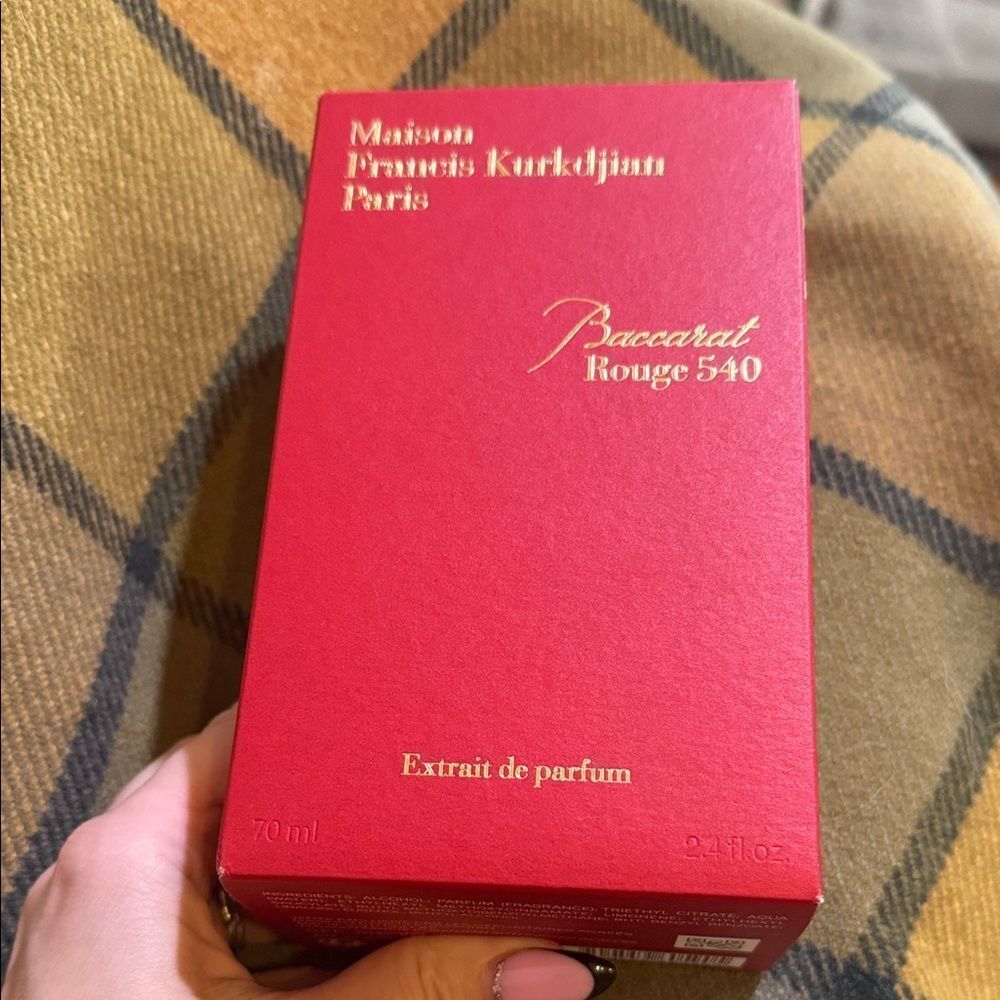 Empty Box - Maison Francis Kurkdjian Red Baccarat Rouge 540 Box
